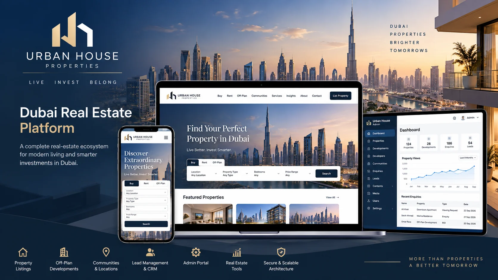 Urban House Properties — Dubai Real Estate Platform