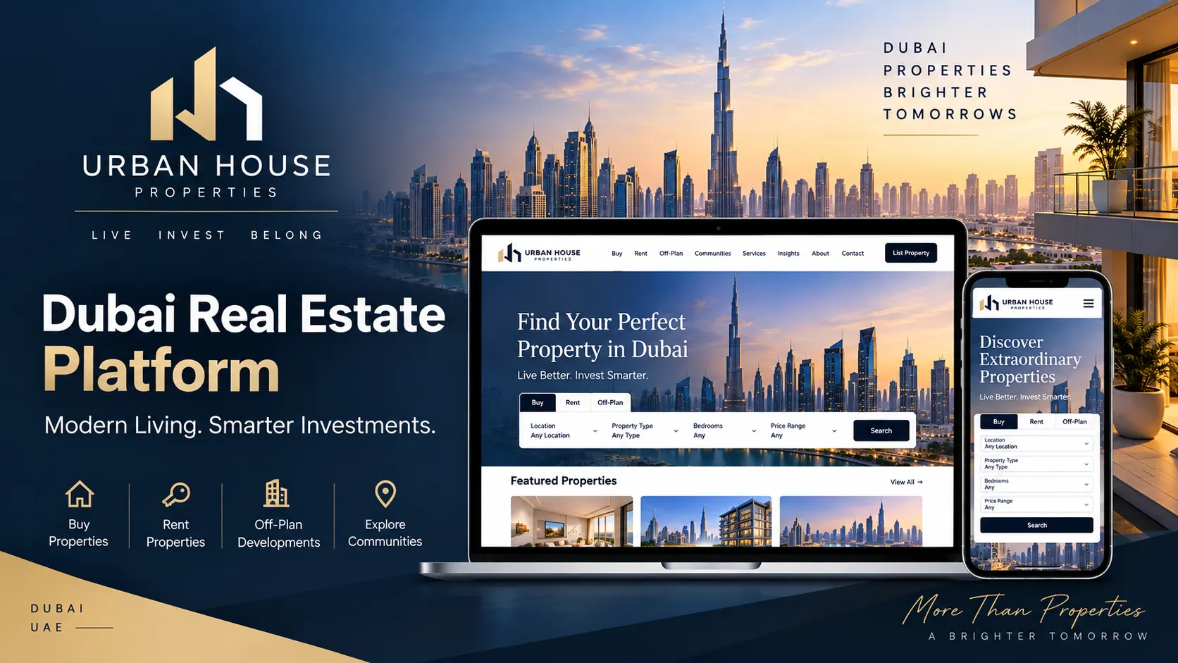 Urban House Properties — Dubai Real Estate Platform